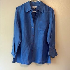 Coldwater Creek Royal Blue Blouse